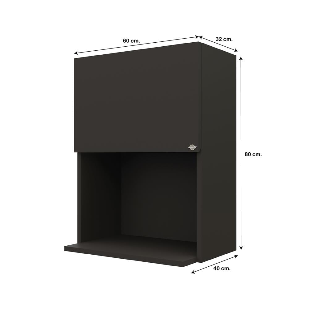 ตู้แขวนเดี่ยวไมโครเวฟ JUPITER GRAND BROWN 60x80 ซม.
