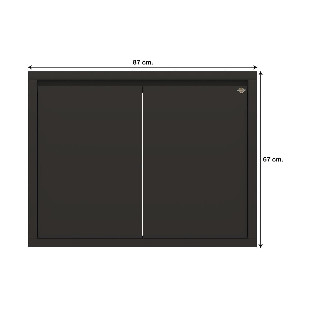 บานซิงค์คู่เรียบ JUPITER GRAND BROWN 87x67 ซม.