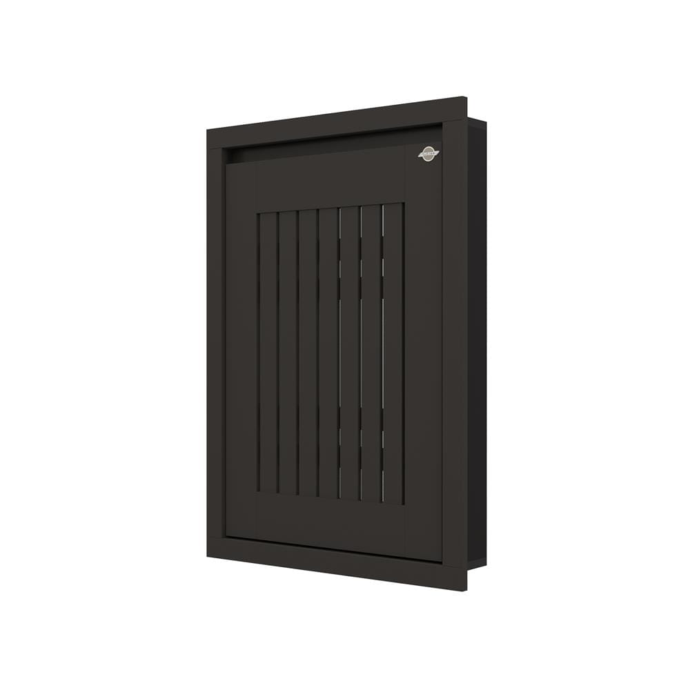 บานซิงค์เดี่ยวเกล็ดตรง JUPITER GRAND BROWN 47x67 ซม.