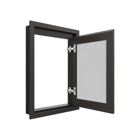บานซิงค์เดี่ยวเกล็ดตรง JUPITER GRAND BROWN 47x67 ซม._2
