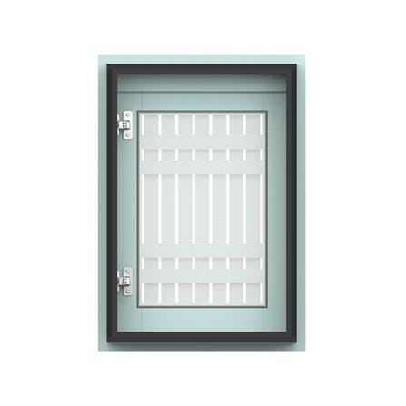 บานซิงค์เดี่ยวเกล็ดตรง JUPITER GRAND GREEN 47x67 ซม._4