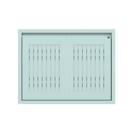 บานซิงค์คู่เกล็ดตรง JUPITER GRAND GREEN 87x67 ซม.