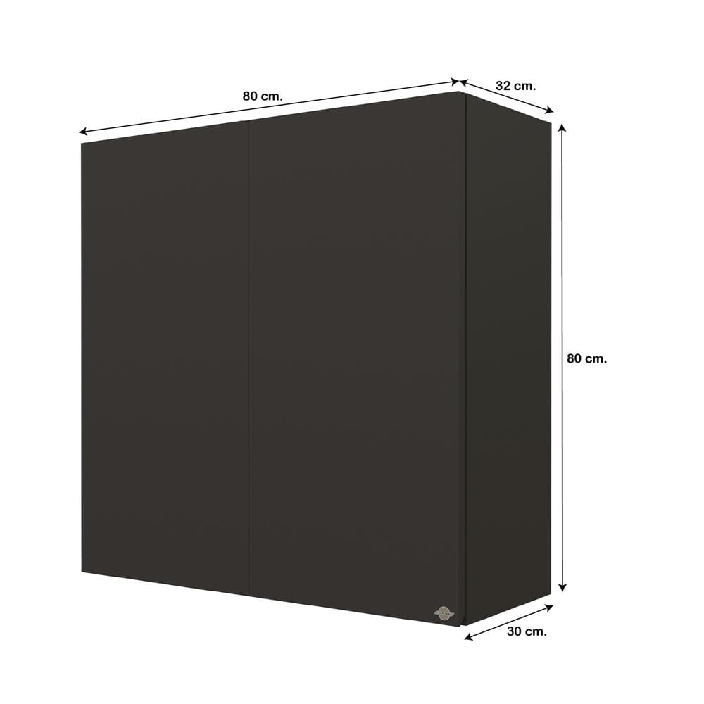 ตู้แขวนคู่ JUPITER GRAND BROWN 80x80 ซม.