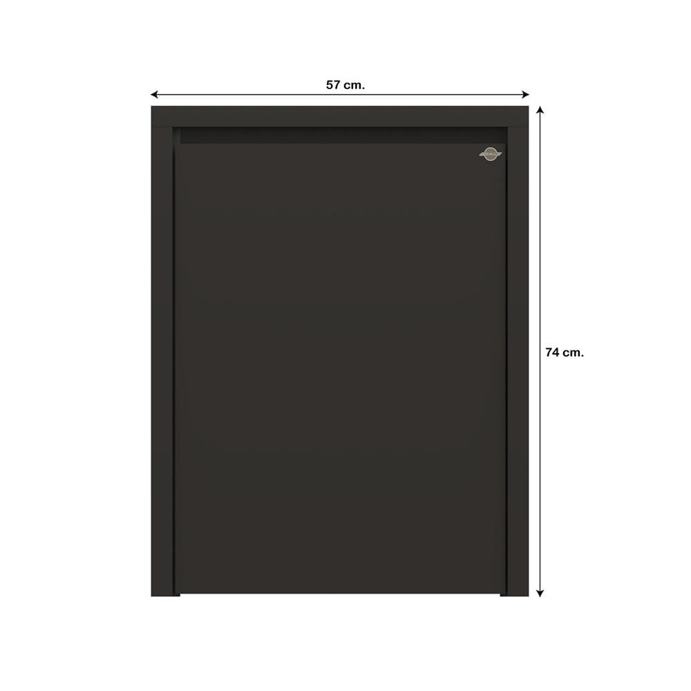 บานถังแก๊สเรียบ JUPITER GRAND BROWN 57x74 ซม.