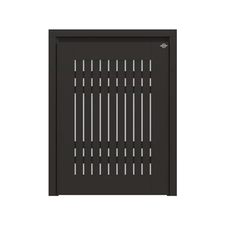 บานถังแก๊สเกล็ดตรง JUPITER GRAND BROWN 57x74 ซม.