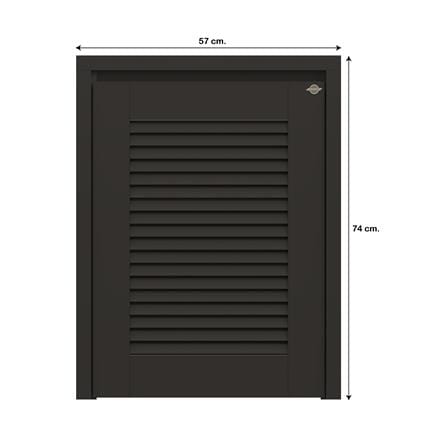 บานถังแก๊สเกล็ดนอน JUPITER GRAND BROWN 57x74 ซม._4