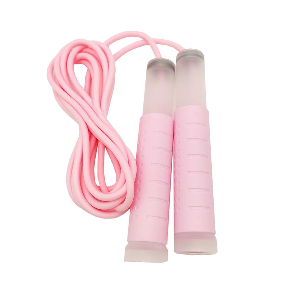 เชือกกระโดด ปรับสายได้ EXERCISE&nbsp;AB3061 PVC สีชมพู