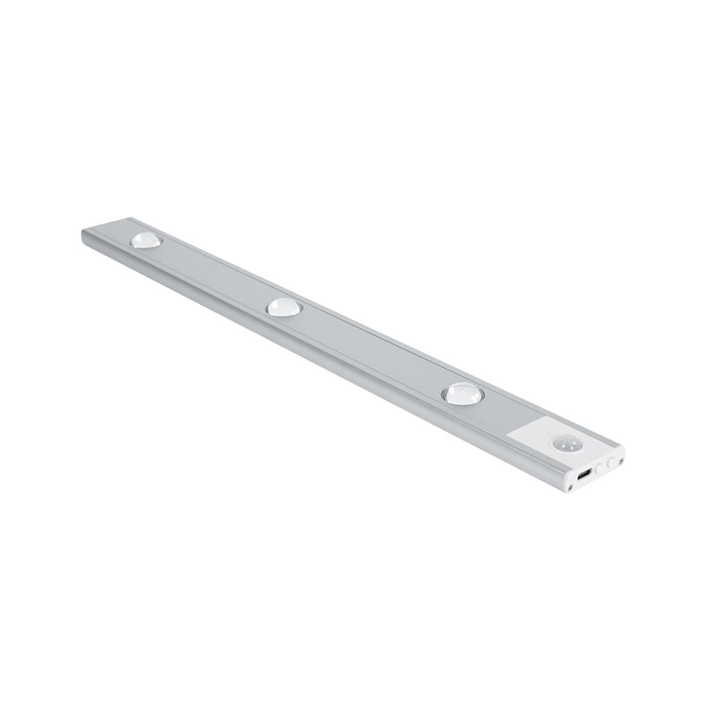 ไฟ LED อัตโนมัติ 40 ซม. ELECKTA SSBW-400 150 ลูเมน สีเงิน