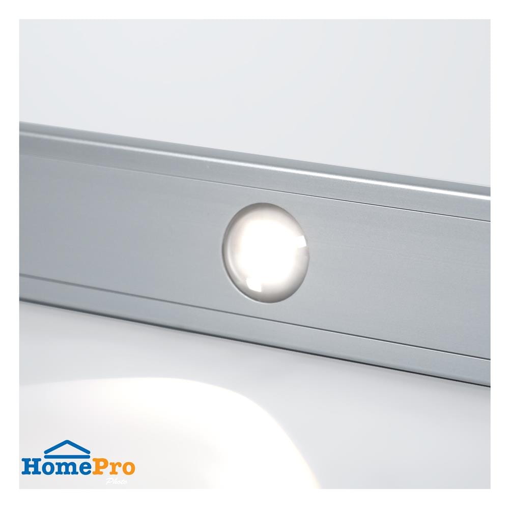 ไฟ LED อัตโนมัติ 40 ซม. ELECKTA SSBW-400 150 ลูเมน สีเงิน
