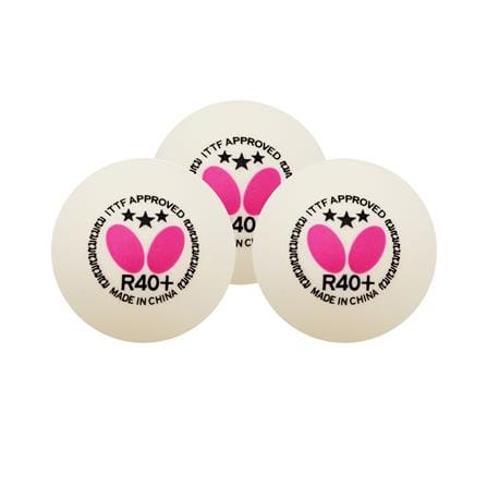 ลูกปิงปอง BUTTERFLY 3 ดาว สีขาว (กล่อง 3 ลูก)_0