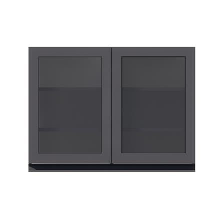 ตู้แขวนคู่บานกระจกเปิดคู่ STARMARK MAXII 60x80 ซม. สี TITANIUM GREY_0