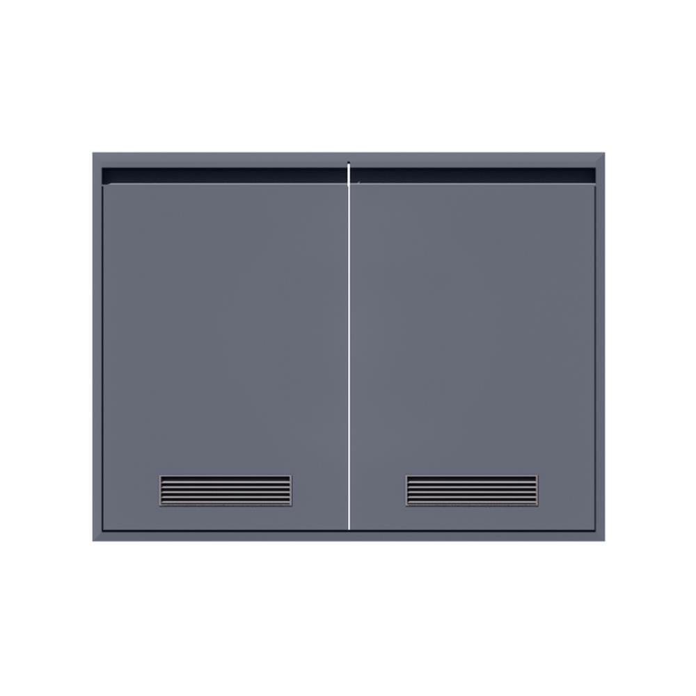บานซิงค์คู่ช่องระบาย STARMARK MAXII 85x66 ซม. สี TITANIUM GREY