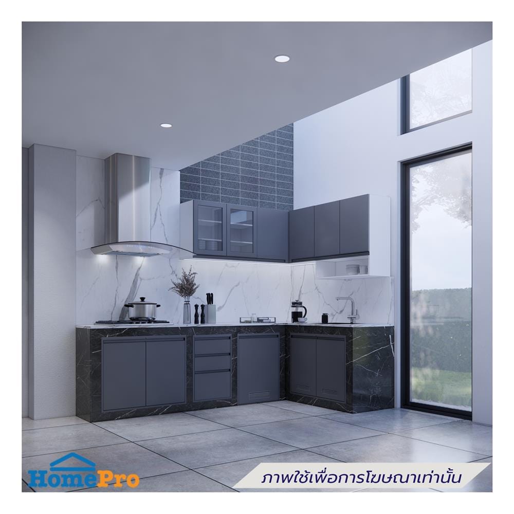 บานซิงค์คู่ช่องระบาย STARMARK MAXII 85x66 ซม. สี TITANIUM GREY