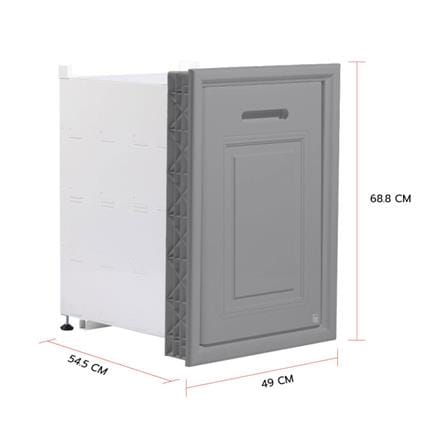 ตู้ลิ้นชักตะแกรง KING PLATINUM A6 49x68.8 ซม. สีเอิร์ลเกรย์_5