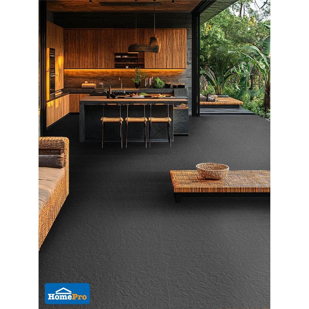 กระเบื้องพื้นพอร์ซเลน 60x60 ซม. CERGRES ญาคิม ดำ A 1.44 ตร.ม.