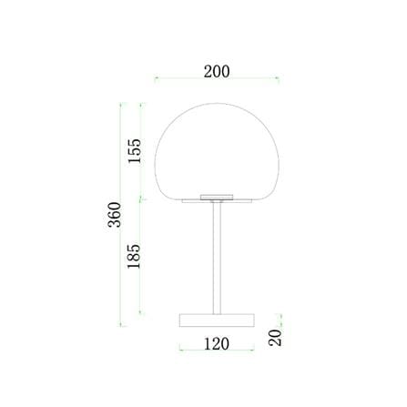 ไฟตั้งโต๊ะ LED CARINI T249147 5 วัตต์ DAYLIGHT/COOL WHITE/WARM WHITE สีเทา/ดำ_5
