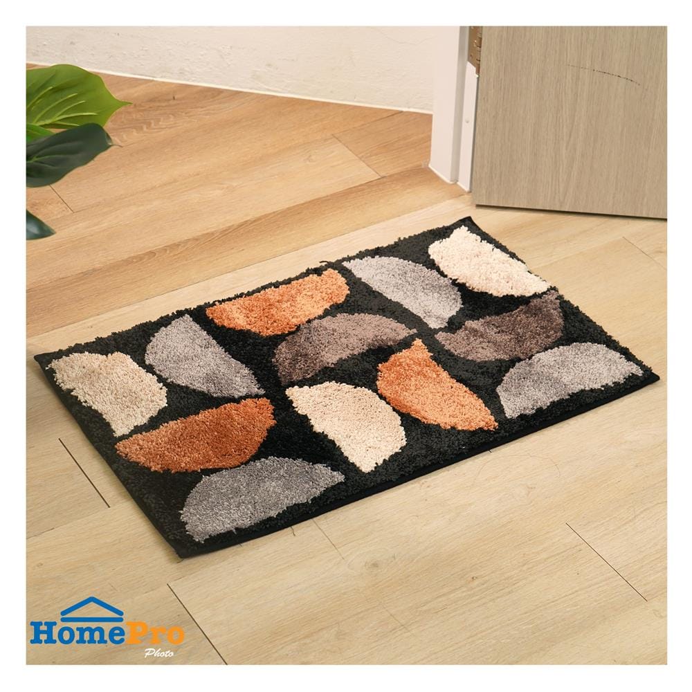 พรม HOME LIVING STYLE MANNY 45x70 ซม. สีดำ