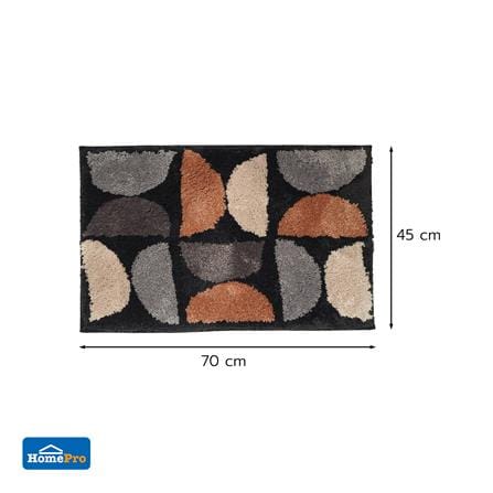 พรม HOME LIVING STYLE MANNY 45x70 ซม. สีดำ_7