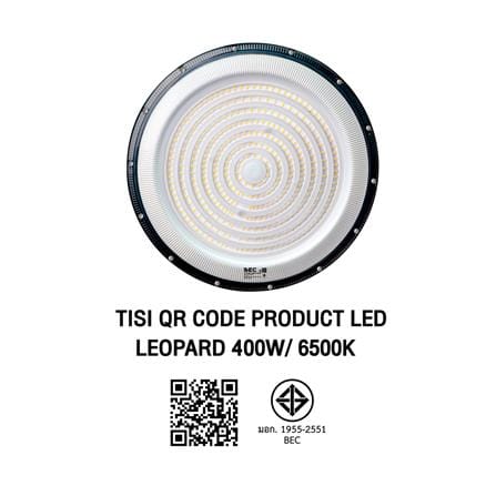โคมไฮเบย์ LED BEC LEOPARD 400 วัตต์ DAYLIGHT สีดำ_6