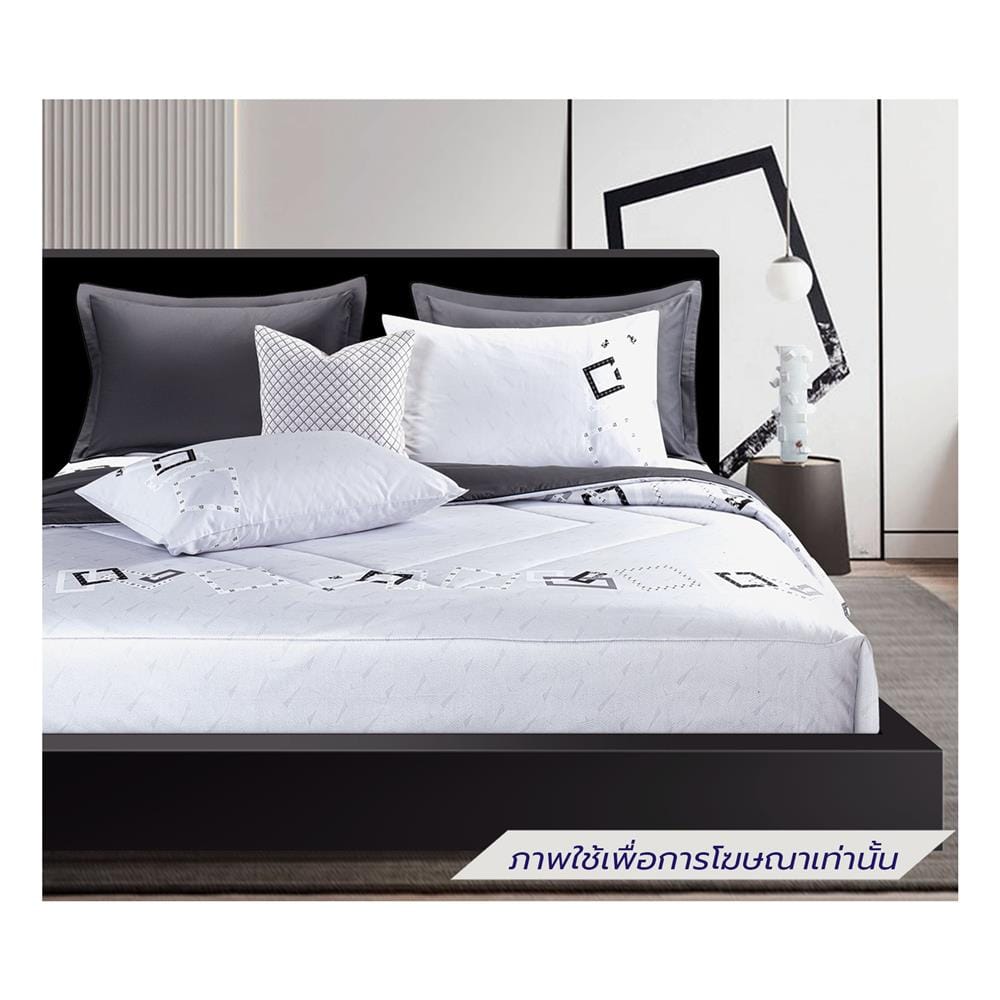 ชุดผ้าปูที่นอน 3.5 ฟุต (ชุด 4 ชิ้น) SANTAS COTTON USA BLOSSOM GRID LK