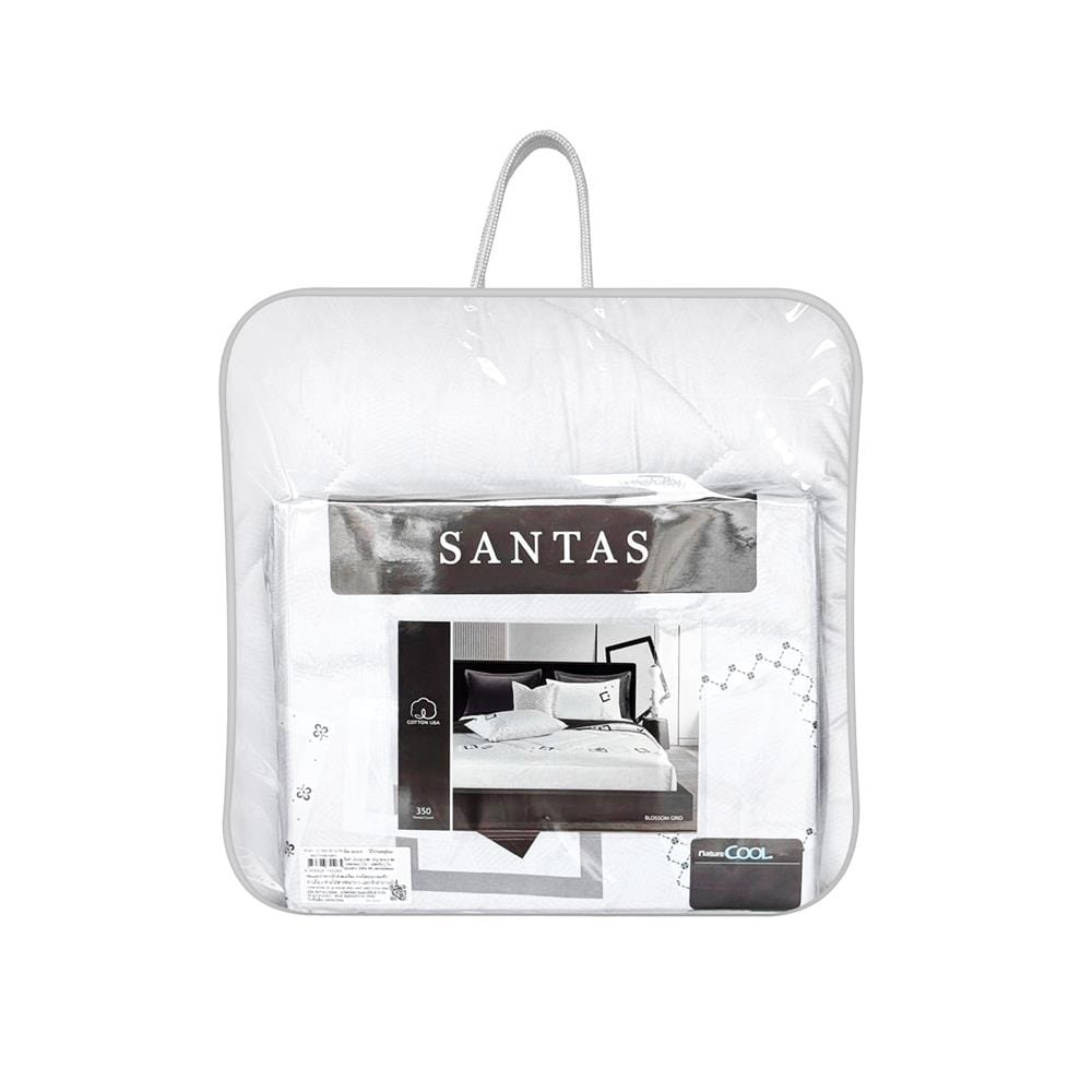 ชุดผ้าปูที่นอน 3.5 ฟุต (ชุด 4 ชิ้น) SANTAS COTTON USA BLOSSOM GRID LK