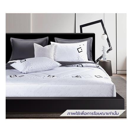ชุดผ้าปูที่นอน 3.5 ฟุต (ชุด 4 ชิ้น) SANTAS COTTON USA BLOSSOM GRID LK_0