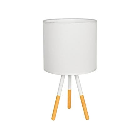 ไฟตั้งโต๊ะ CARINI T210821 สีขาว/ลายไม้
