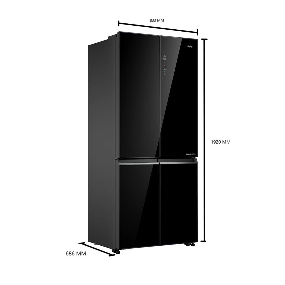 ตู้เย็น MULTI DOOR HAIER HRF-MD539GBT 18.7 คิว กระจกดำ