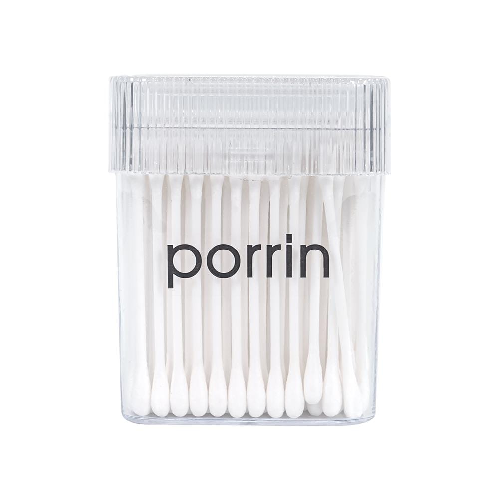 สำลีก้าน PORRIN สีขาว (กล่อง 180 ก้าน)