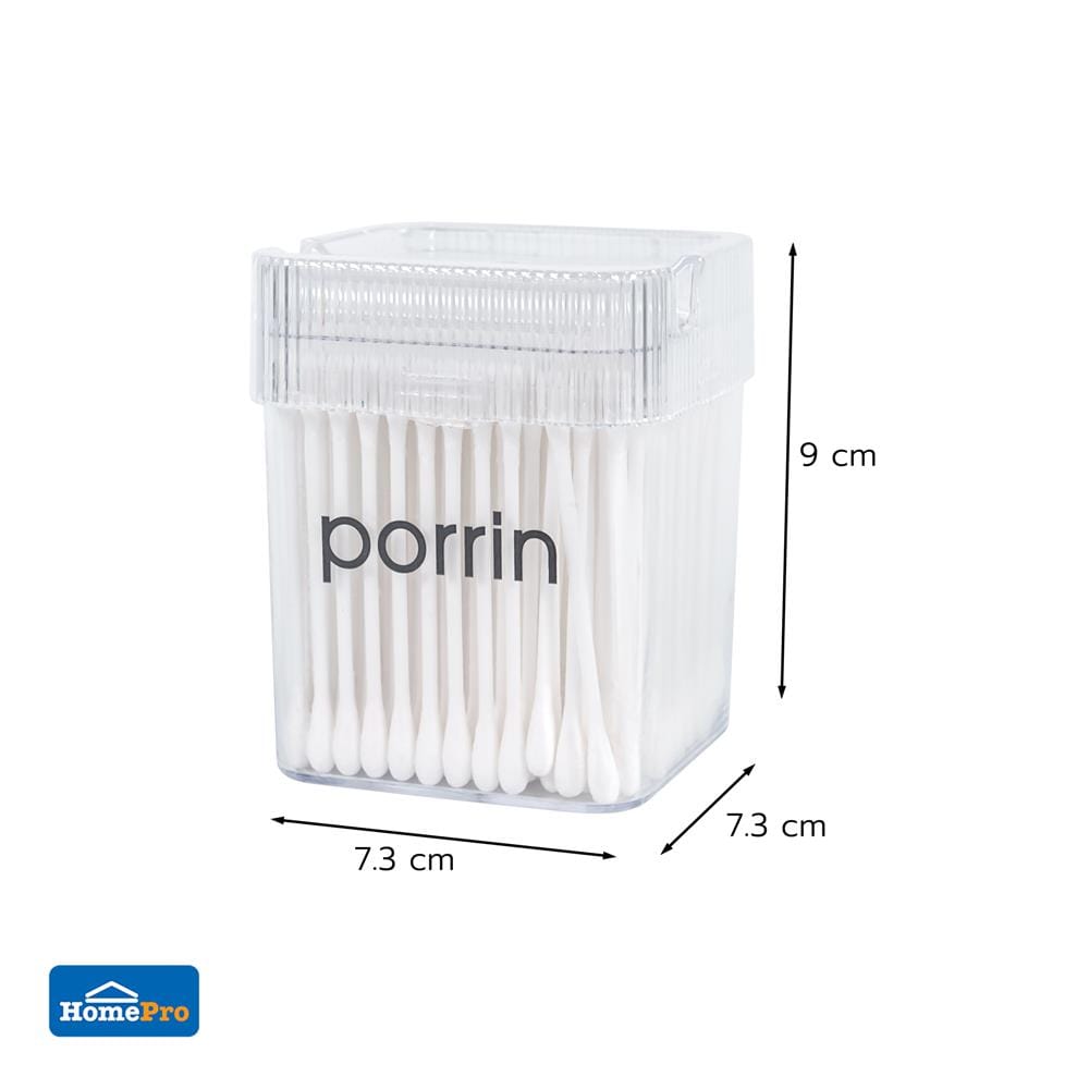 สำลีก้าน PORRIN สีขาว (กล่อง 180 ก้าน)