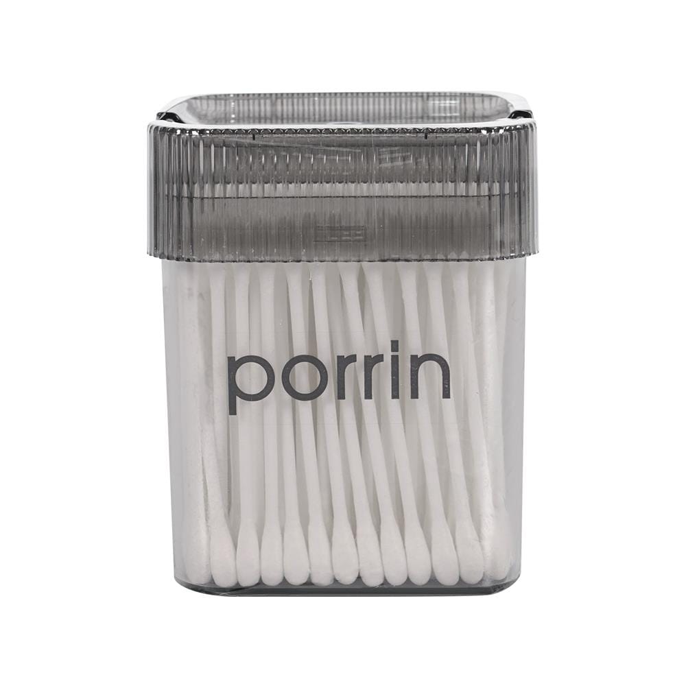สำลีก้าน PORRIN สีเทา (กล่อง 180 ก้าน)