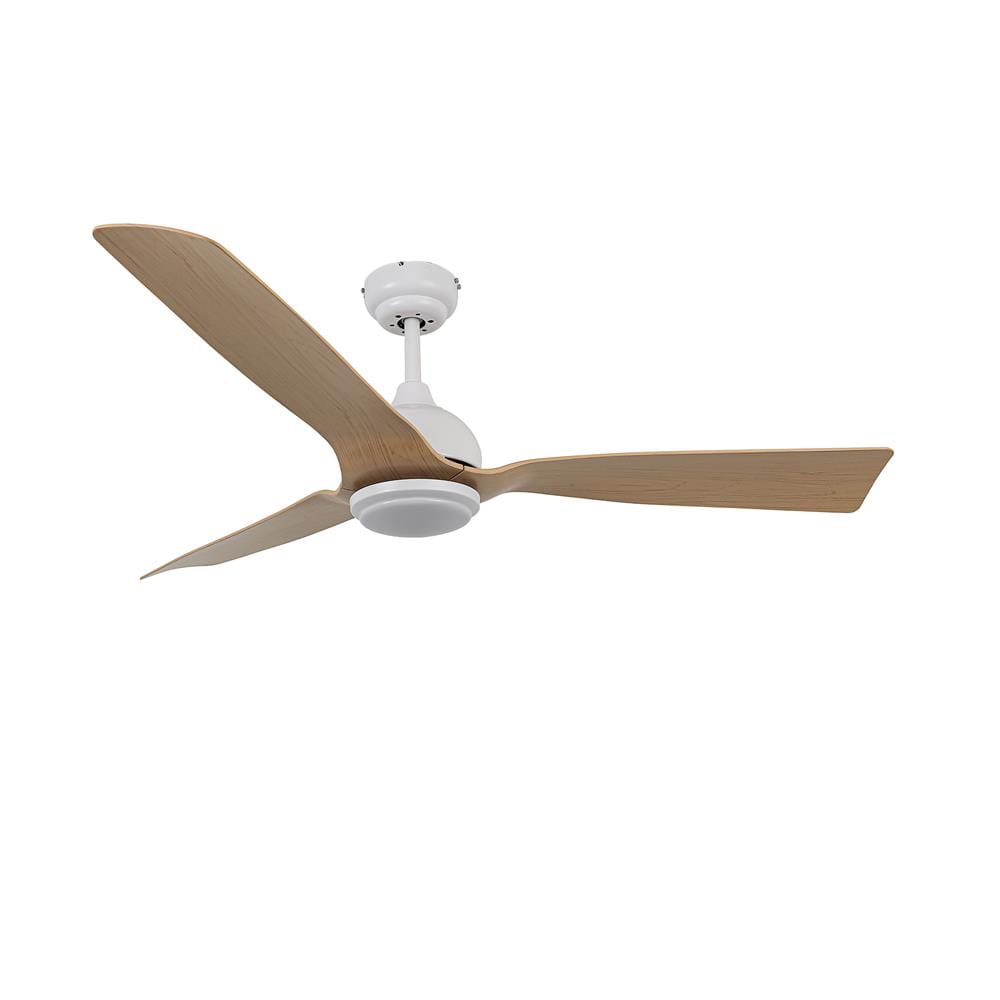 พัดลมโคมไฟ LED CARINI CFD523102 18 วัตต์ DAYLIGHT/COOL WHITE/WARM WHITE 52 นิ้ว สีขาว/น้ำตาล