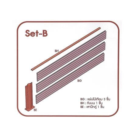 รั้วบังตาทึบ SUNSHIELD F824 SET B 0.8x2.4 ม. สีวอลนัท_8