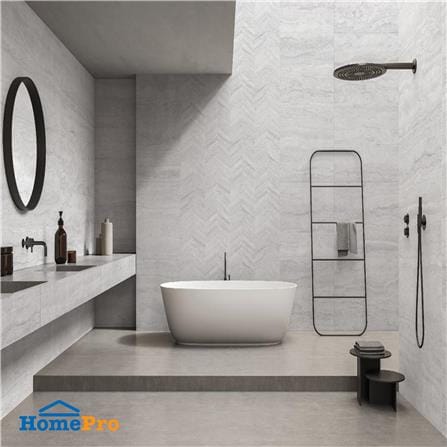กระเบื้องพื้นพอร์ซเลน 60x120 ซม. COTTO ซิริโอโซ่ เทา PM 1.44 ตร.ม._3