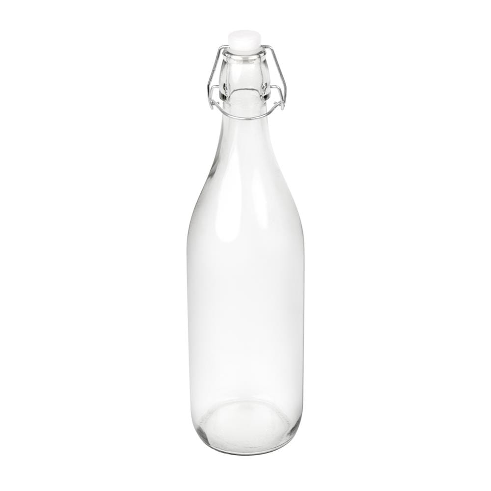ขวดน้ำแก้ว 1 ลิตร KECH BUBBLE สีใส