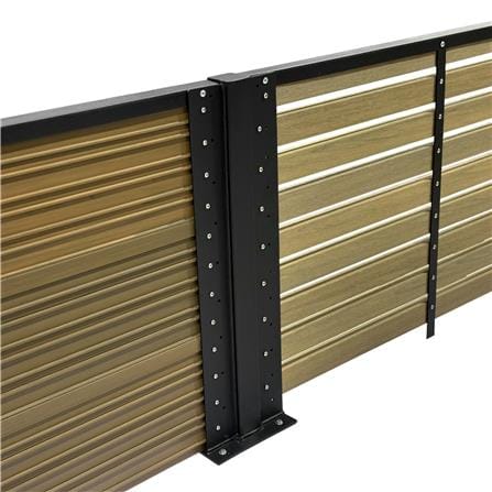 รั้วบังตาโปร่ง SUNSHIELD S124 SET B 1.0x2.4 ม. สีโอ๊ค_2