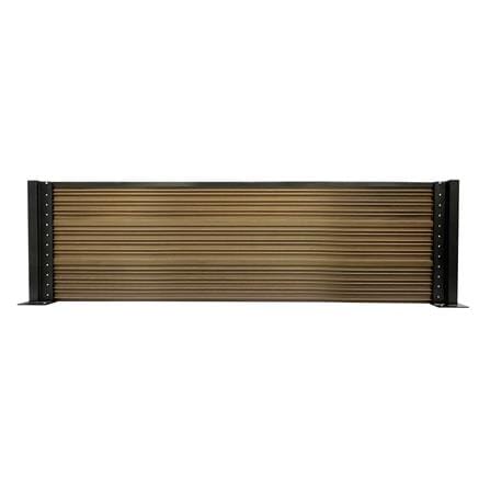 รั้วบังตาทึบ SUNSHIELD F830 SET A 0.8x3.0 ม. สีวอลนัท_3