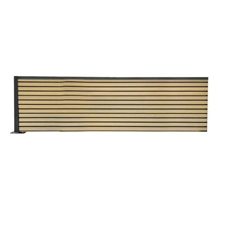 รั้วบังตาทึบ SUNSHIELD F130 SET B 1.0x3.0 ม. สีโอ๊ค_2