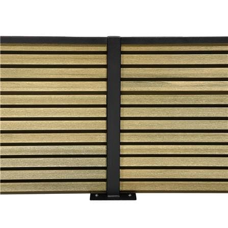 รั้วบังตาทึบ SUNSHIELD F124 SET B 1.0x2.4 ม. สีโอ๊ค_3
