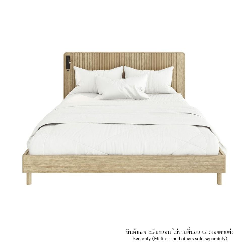 ชุดห้องนอน 6 ฟุต SB FURNITURE VALLEY 59063079 สีน้ำตาล
