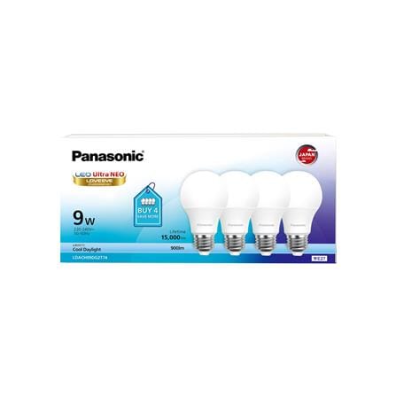 หลอด LED PANASONIC ULTRA NEO 9 วัตต์ DAYLIGHT E27 (แพ็ก 4 ชิ้น)_2