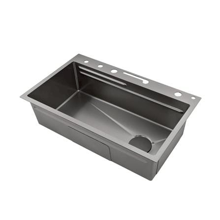 ซิงค์ฝัง 1 หลุม S-FLO NL0059 SM8046-S02B สีดำ_3