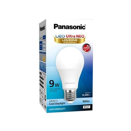 หลอด LED PANASONIC ULTRA NEO 9 วัตต์ DAYLIGHT E27_1