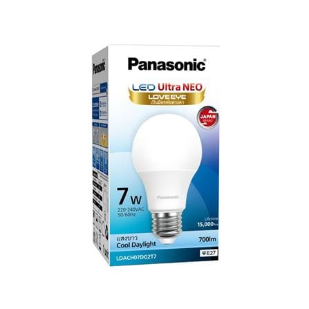 หลอด LED PANASONIC ULTRA NEO 7 วัตต์ DAYLIGHT E27_1