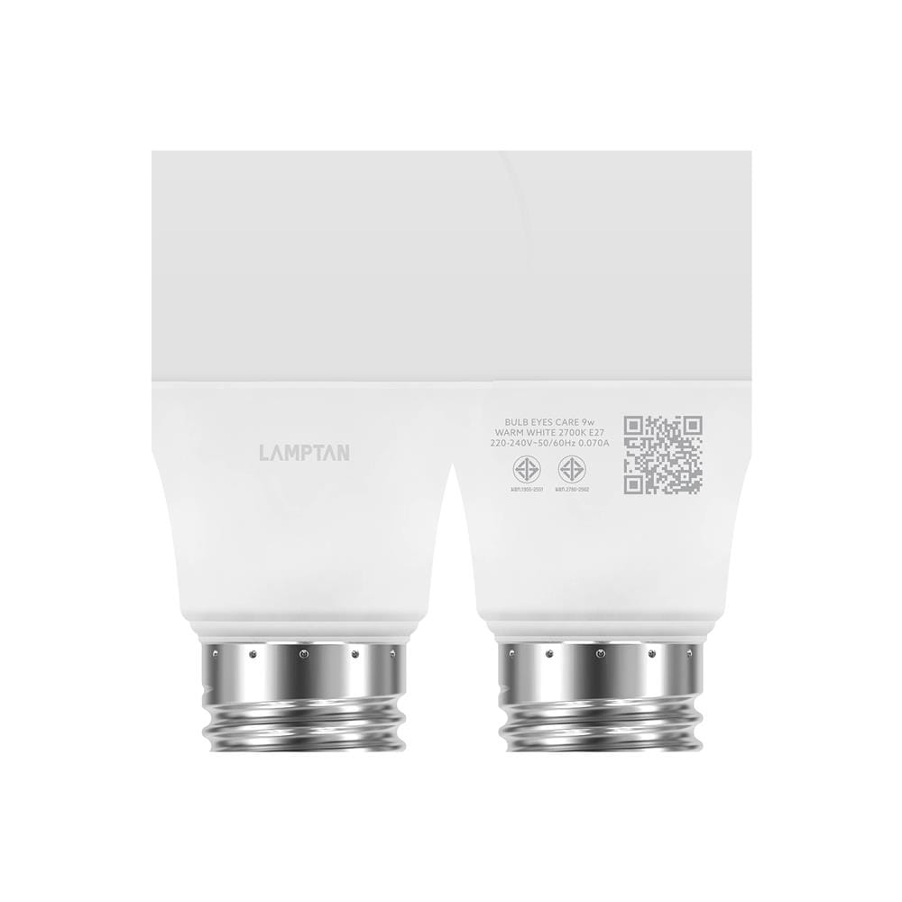 หลอด LED LAMPTAN EYES CARE 9 วัตต์ WARM WHITE E27