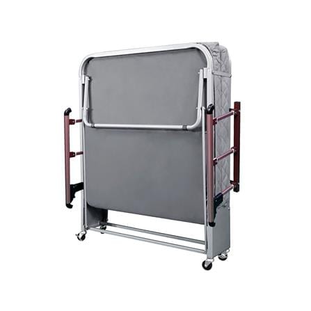 เตียงพับพร้อม TOPPER ราวกั้นพับได้ THAIBULL OLT237-75H สี GREY_4
