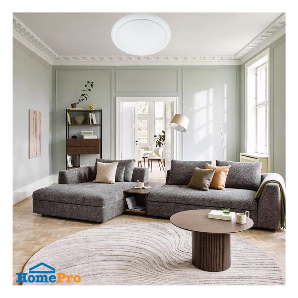 ไฟเพดาน LED SYLVANIA SPARKING SILVER 19 นิ้ว 50 วัตต์ DAYLIGHT/COOL WHITE/WARM WHITE สีขาว