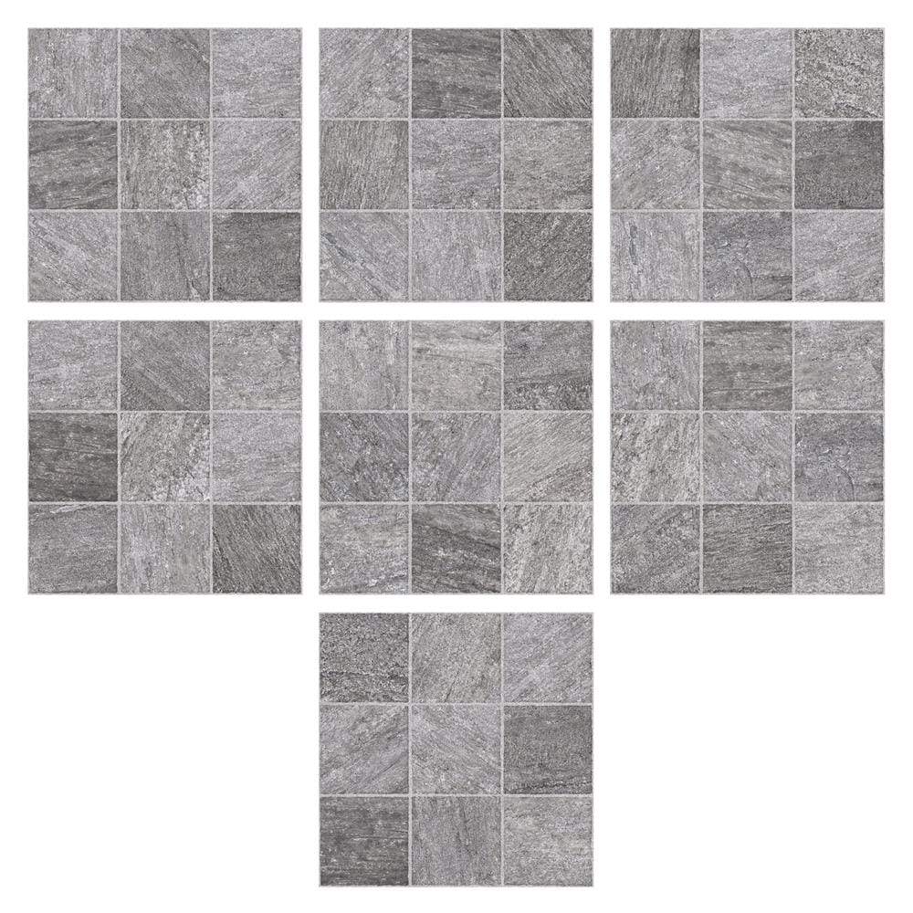 กระเบื้องพื้นพอร์ซเลน 16x16 นิ้ว COTTO โดเนคา เทา PM 0.96 ตร.ม.