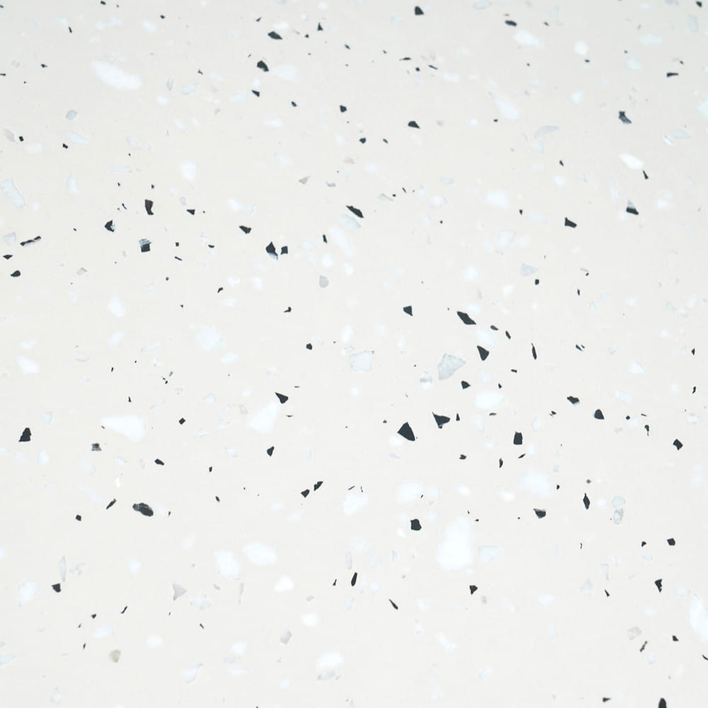 โต๊ะสนาม BENETTA TERRAZZO 70 ซม. สีขาว/ดำ
