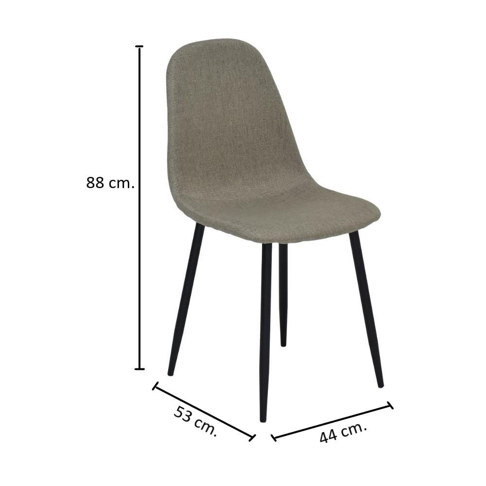 เก้าอี้ทานข้าว SB FURNITURE LALADA 19235282 สีเทา